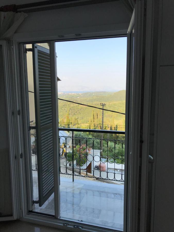 Schoenes Familienappartement In Pelekas, Corfu Mit Meerblick 外观 照片