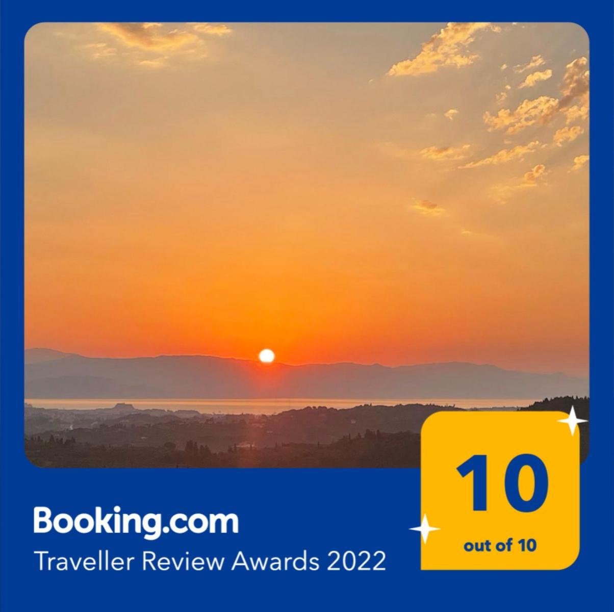 Schoenes Familienappartement In Pelekas, Corfu Mit Meerblick 外观 照片